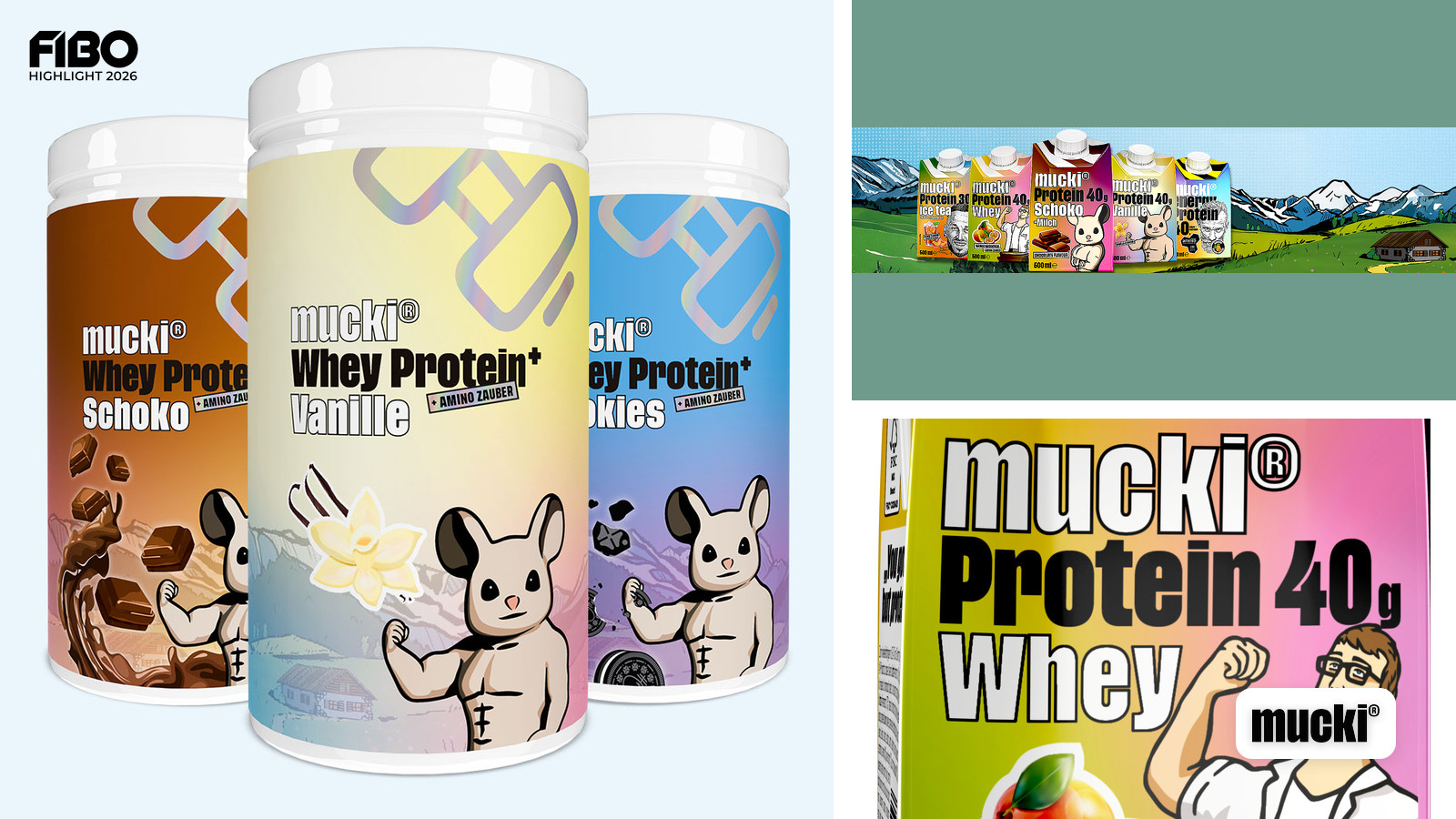 Astl & mucki GmbH auf der FIBO 2026: Premium-Proteine aus den Alpen