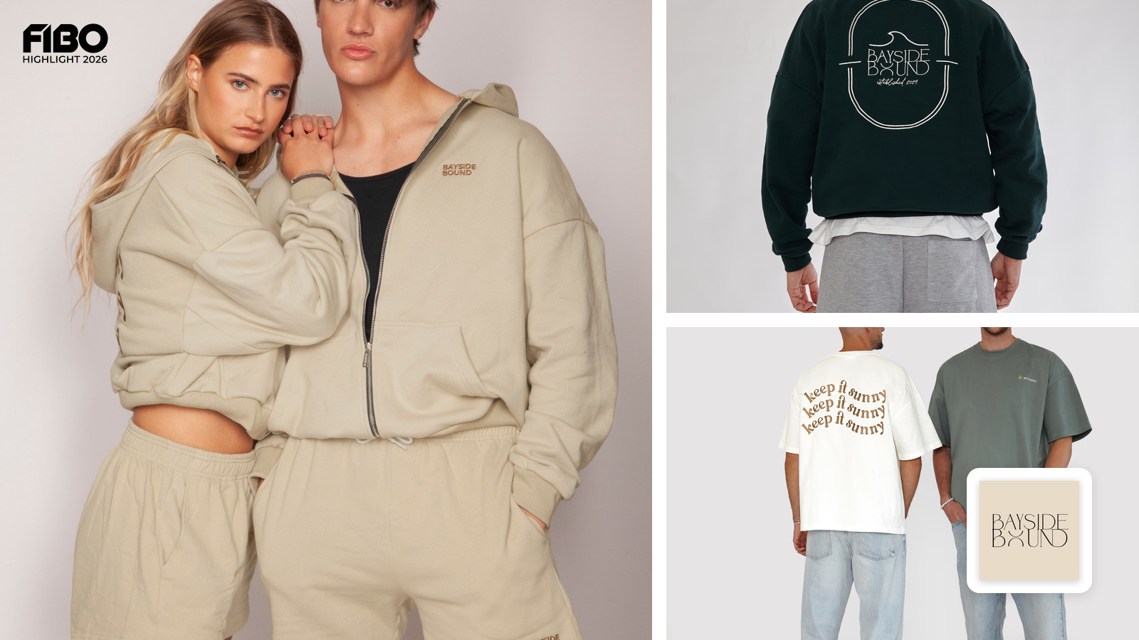 BAYSIDE BOUND auf der FIBO 2026: Streetstyle trifft Feel-Good-Design