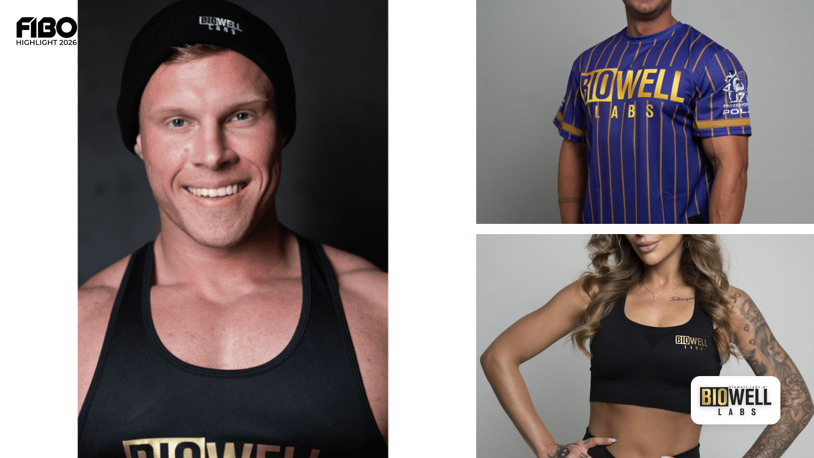 Biowell Damian Krawczyk auf der FIBO 2026: Innovative Performance und Lifestyle