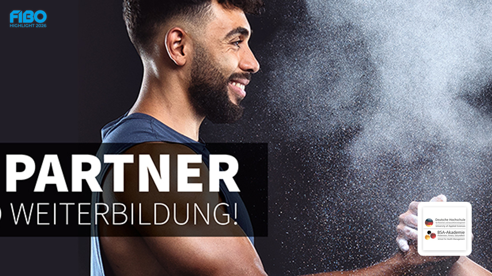 Kompetenz für die Branche: Der Rückblick auf den Auftritt der BSA-Akademie & Deutschen Hochschule für Prävention und Gesundheitsmanagement (DHfPG) auf der FIBO 2026