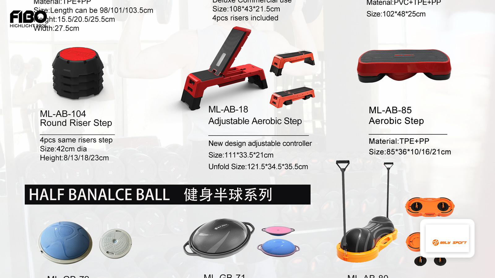Changzhou Mily Sports&Leisure Products Co., Ltd. präsentiert vielseitige Trainingslösungen auf der FIBO 2026