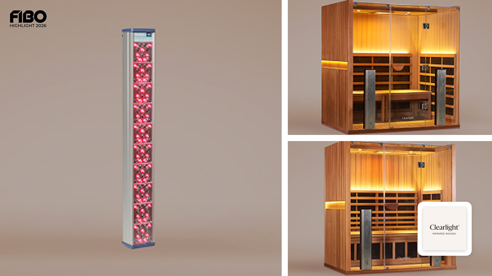 Clearlight® Saunas Europe GmbH auf der FIBO 2026: Innovative Wellness-Lösungen für Regeneration und Design
