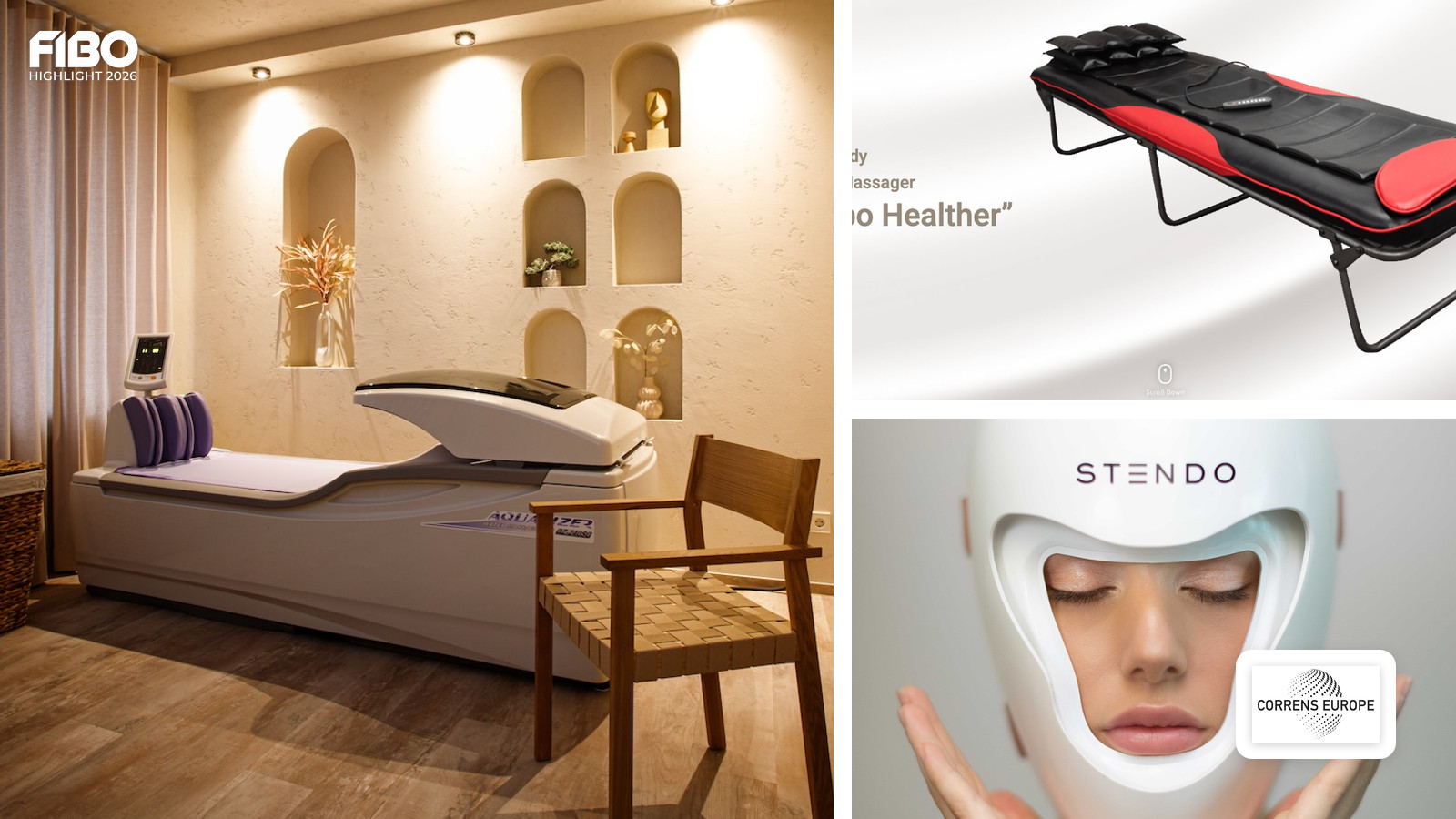Innovative Wellness-Konzepte: Correns Europe GmbH auf der FIBO 2026