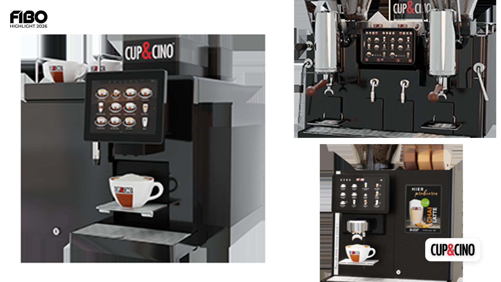 Barista-Qualität auf Knopfdruck: CUP&CINO Kaffeesystem-Vertrieb GmbH & Co. KG präsentiert innovative Lösungen auf der FIBO 2026