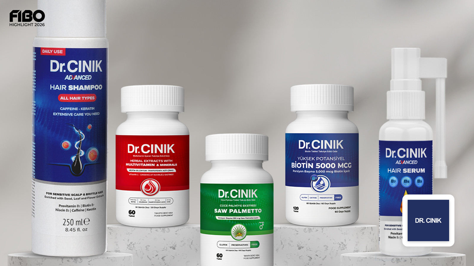 Dr Cinik auf der FIBO 2026: Expertise in Haarpflege und Wellness