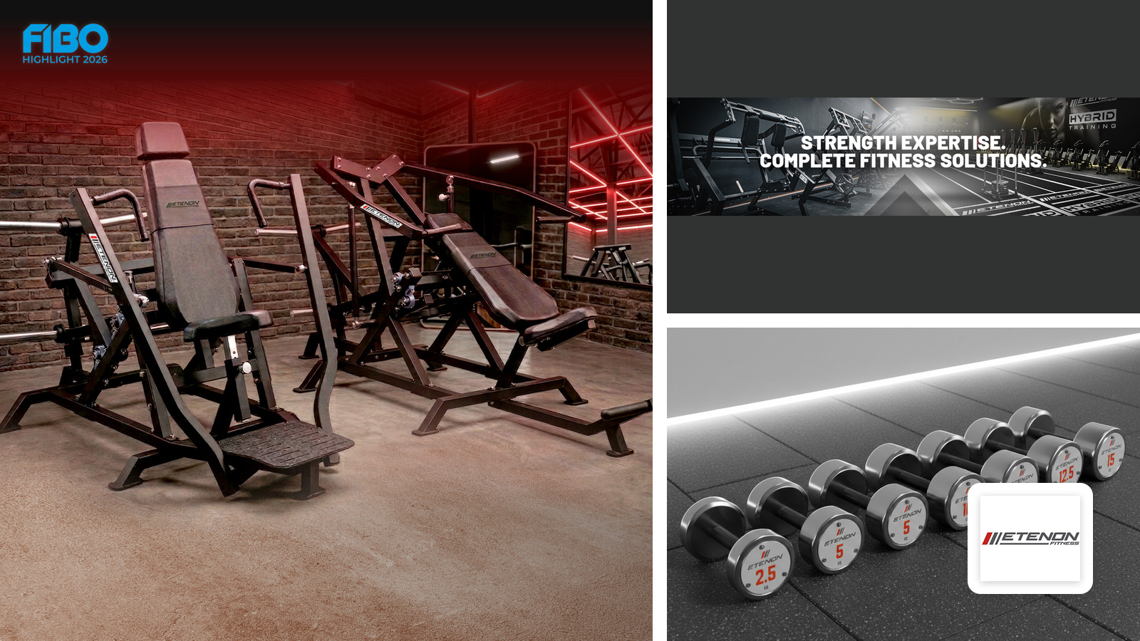 Etenon Fitness SLU auf der FIBO 2026: Krafttraining neu definiert