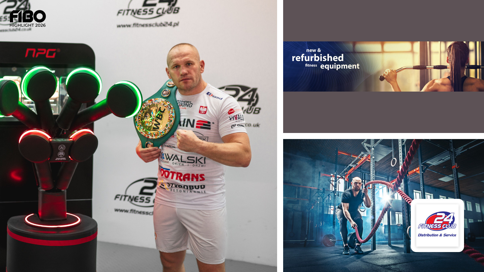 Fitness Club 24 Sp. z o.o. auf der FIBO 2026: Innovative Lösungen für die Ausstattung von Fitnessstudios