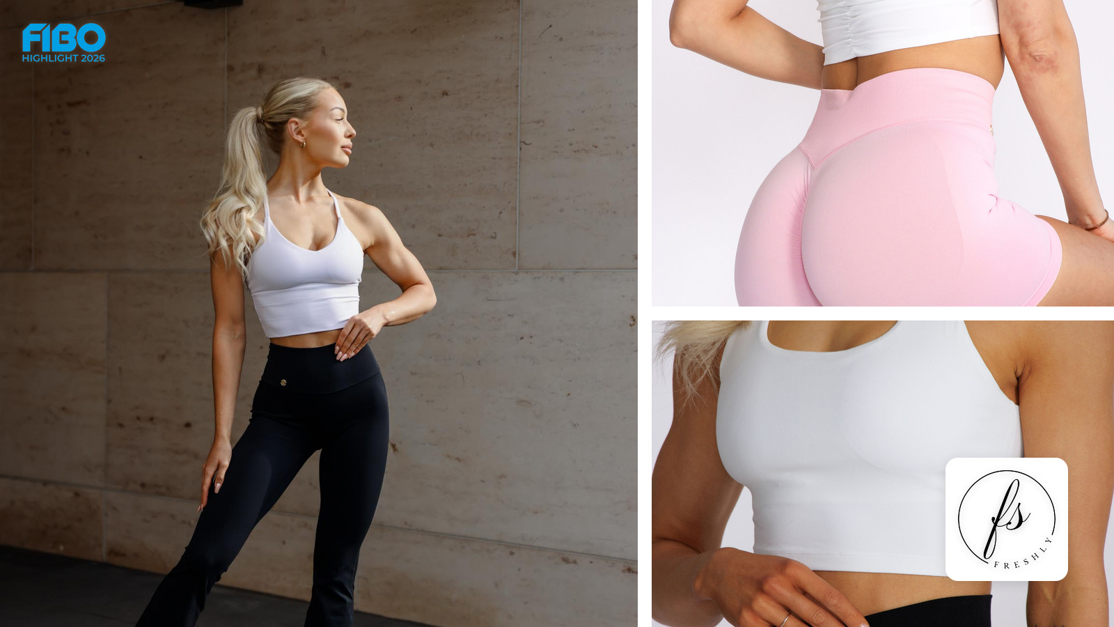 FRESHLY SPORTSWEAR auf der FIBO 2026: Funktionale Mode für Frauen