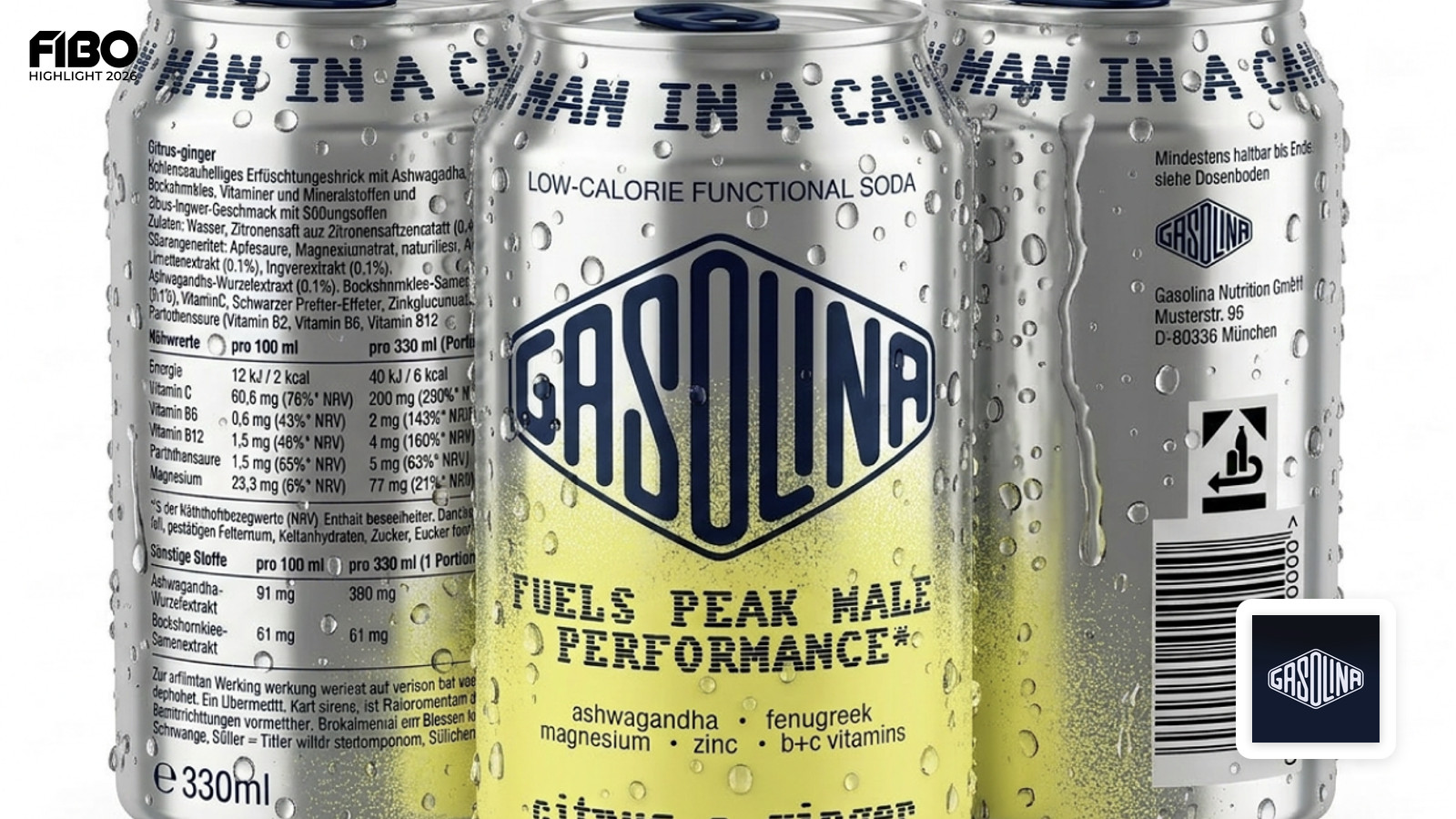 GASOLINA auf der FIBO 2026: Innovative Lösungen für Men’s Health