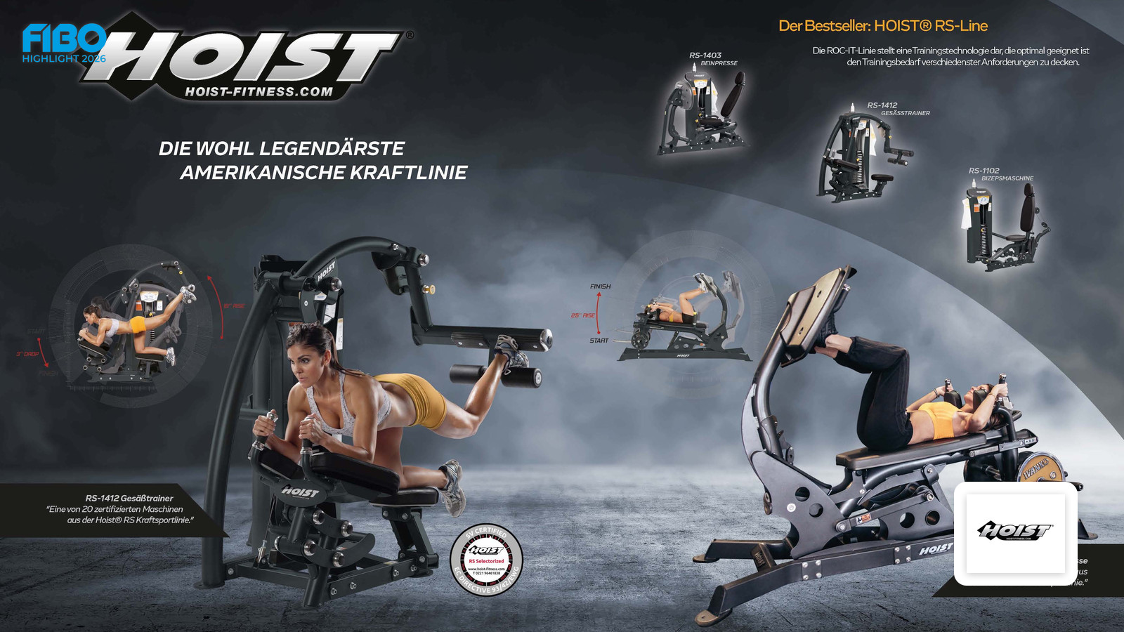 Hoist Fitness Germany auf der FIBO 2026: Fokus auf natürliche Bewegungsabläufe