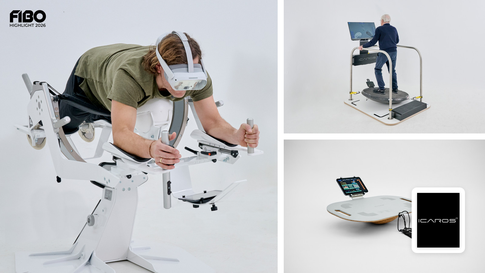 ICAROS GmbH auf der FIBO 2026: Innovative Bewegungserlebnisse zwischen Therapie und Athletik