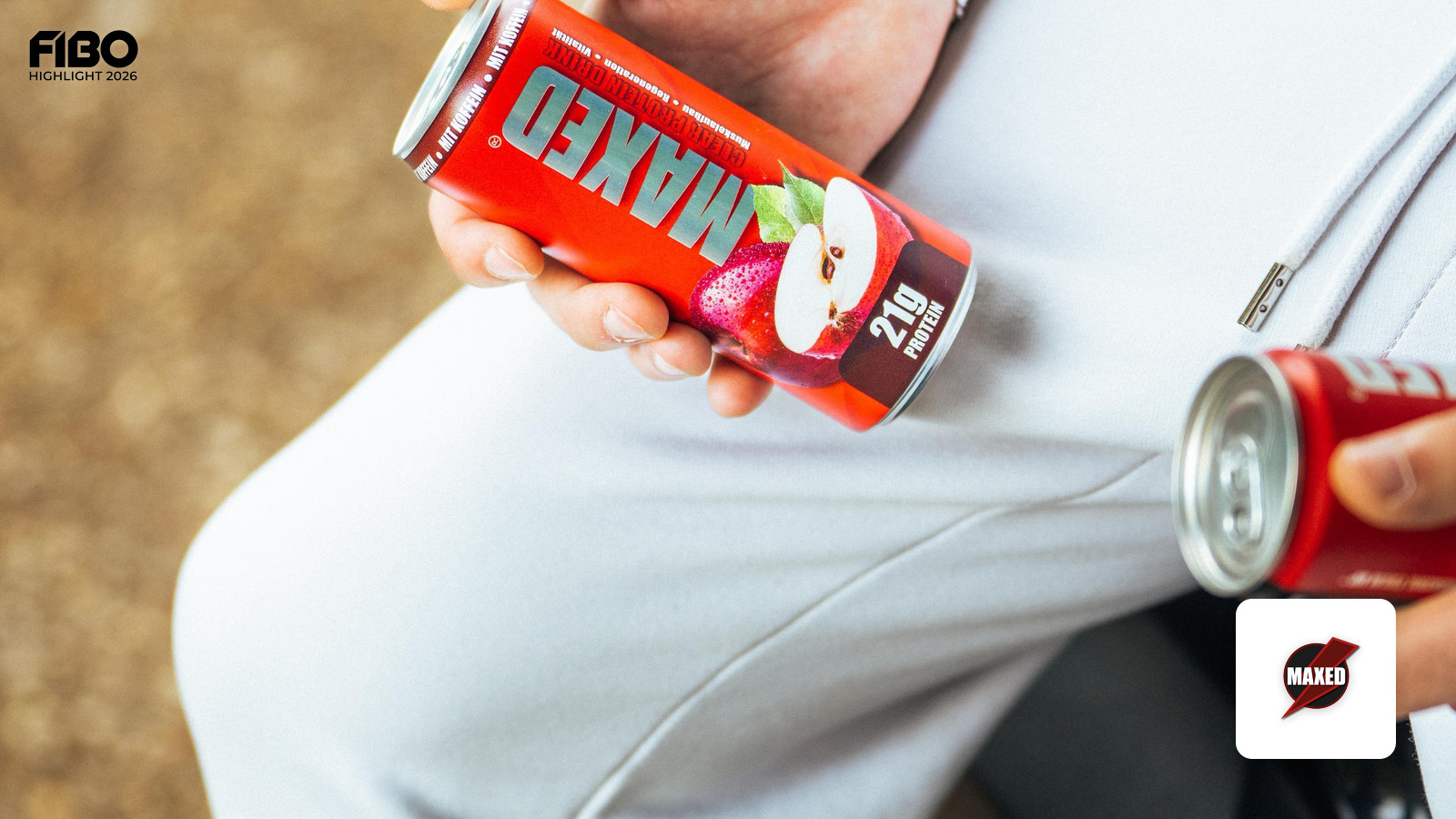 JJLD International Sport Drink GmbH präsentiert MAXED auf der FIBO 2026