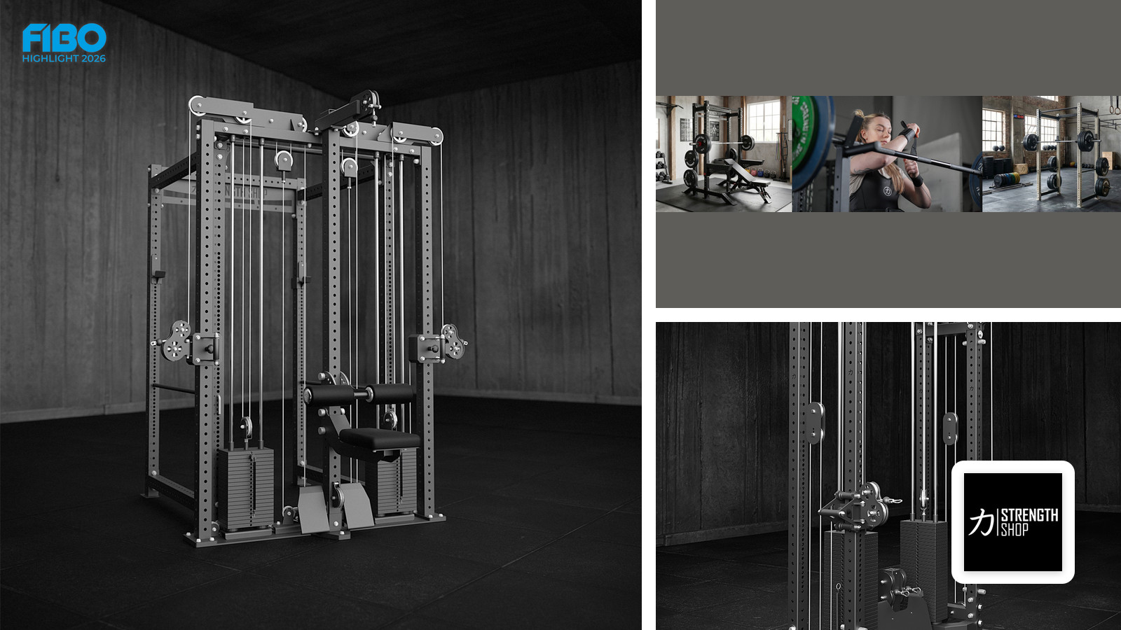 Kraftsport-Fokus auf der FIBO 2026: Strength Shop präsentiert robuste Gym-Lösungen