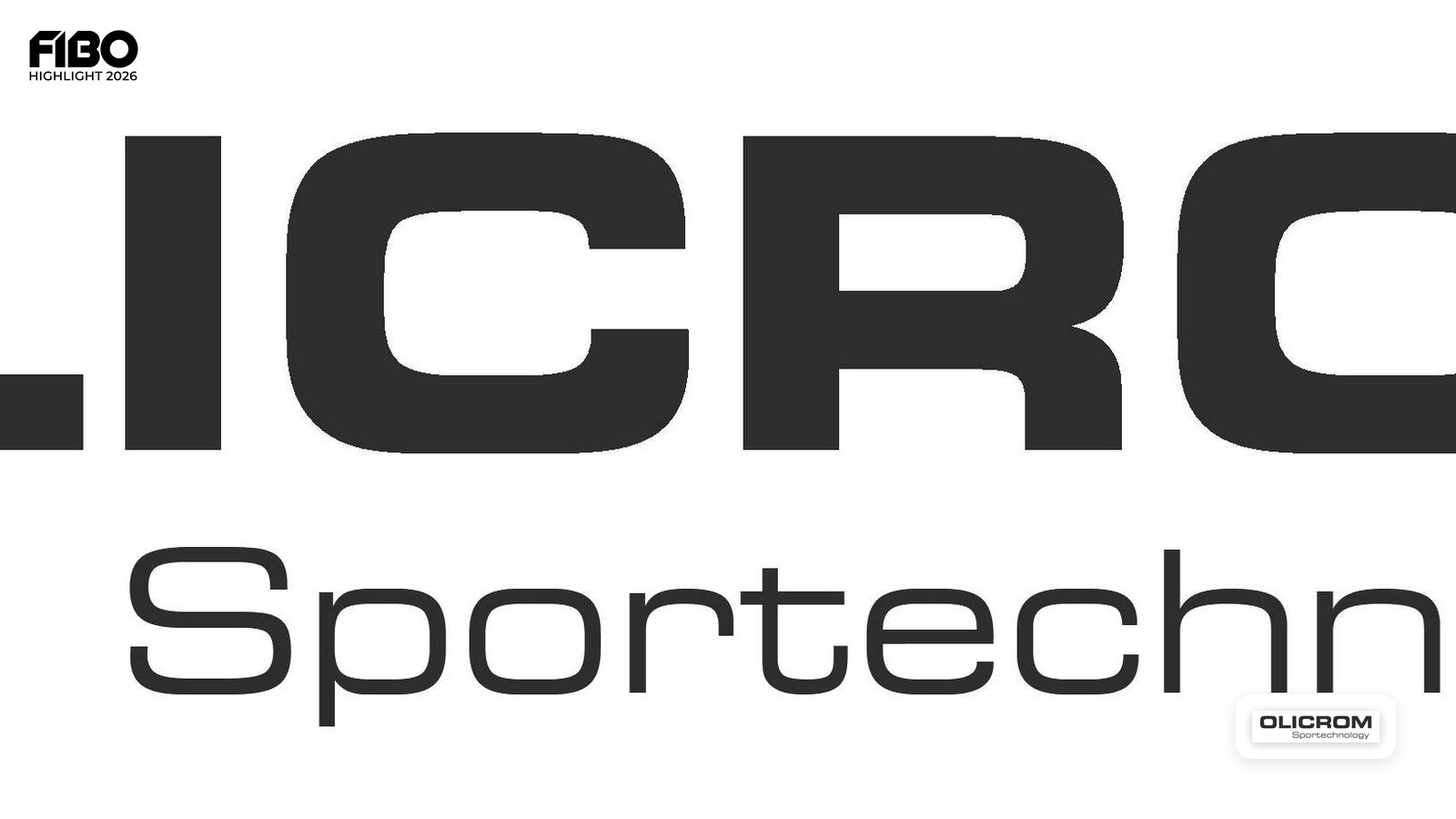 OLICROM srl auf der FIBO 2026: Innovative Sportechnology im Fokus