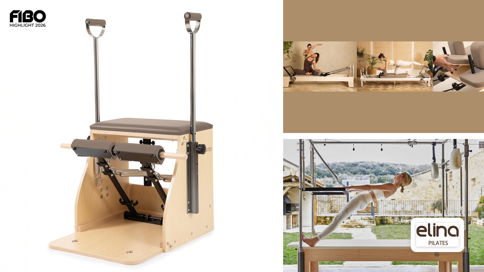 ELINA PILATES auf der FIBO 2026: Innovation und Design für professionelles Pilates