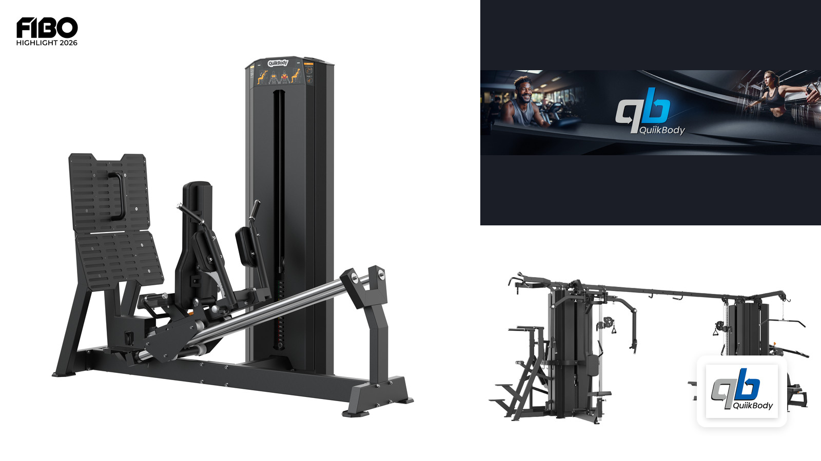 FIBO 2026: Kraftvolles Equipment von der QuiikBody GmbH