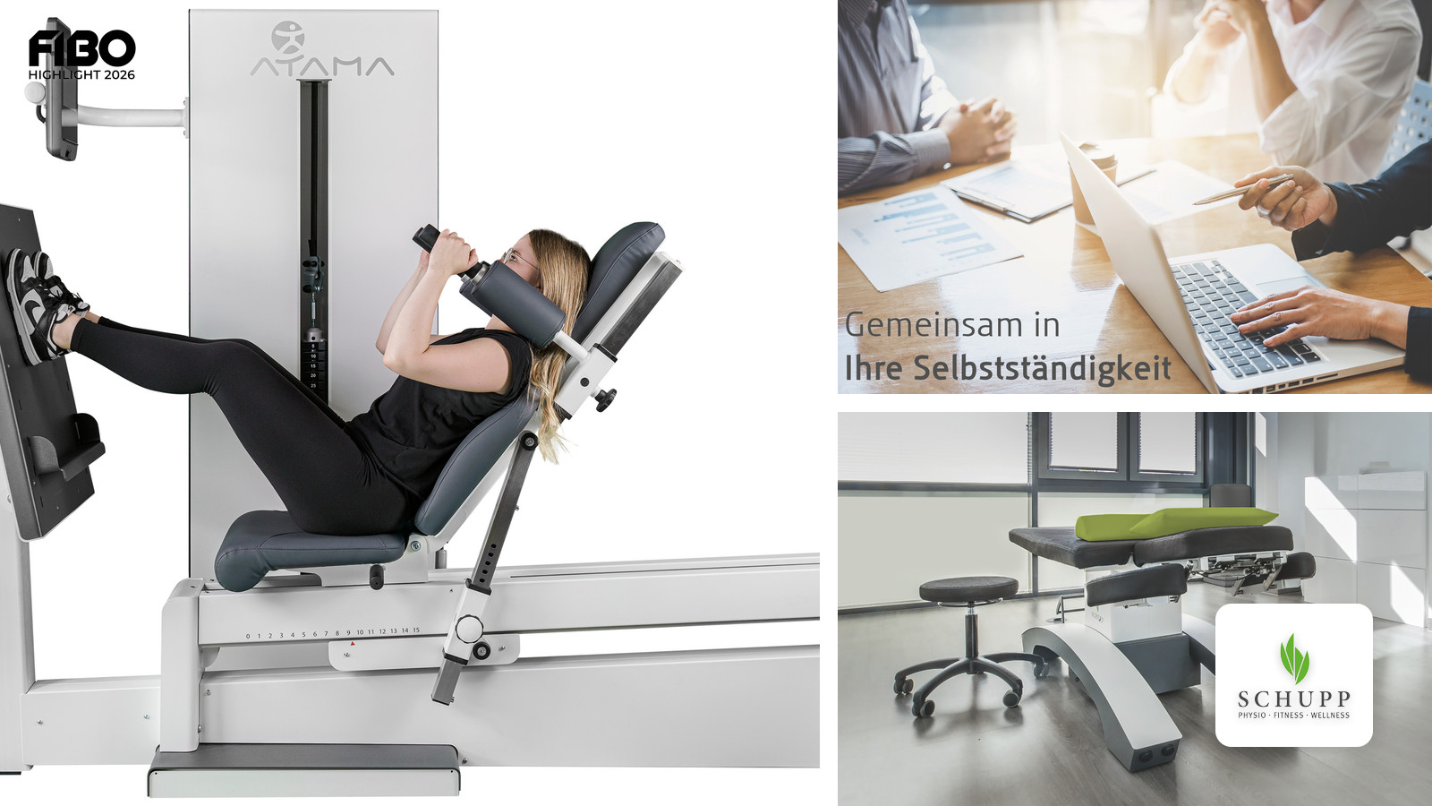 SCHUPP GmbH & Co. KG auf der FIBO 2026: Expertise für Physiotherapie und Wellness