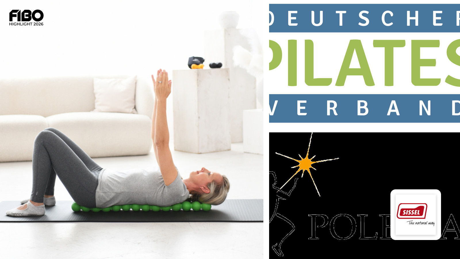SISSEL GmbH auf der FIBO 2026: Innovative Lösungen für Pilates und Rückentraining