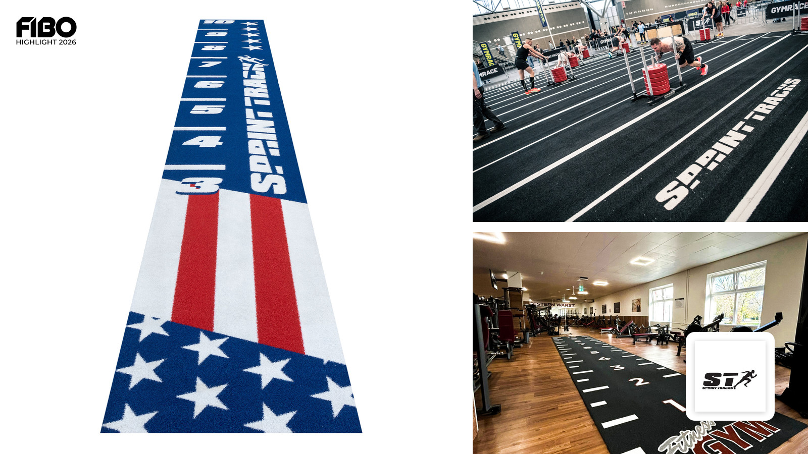 Sprinttracks auf der FIBO 2026: Maßgeschneiderte Kunstrasen-Lösungen für High-Performance-Training