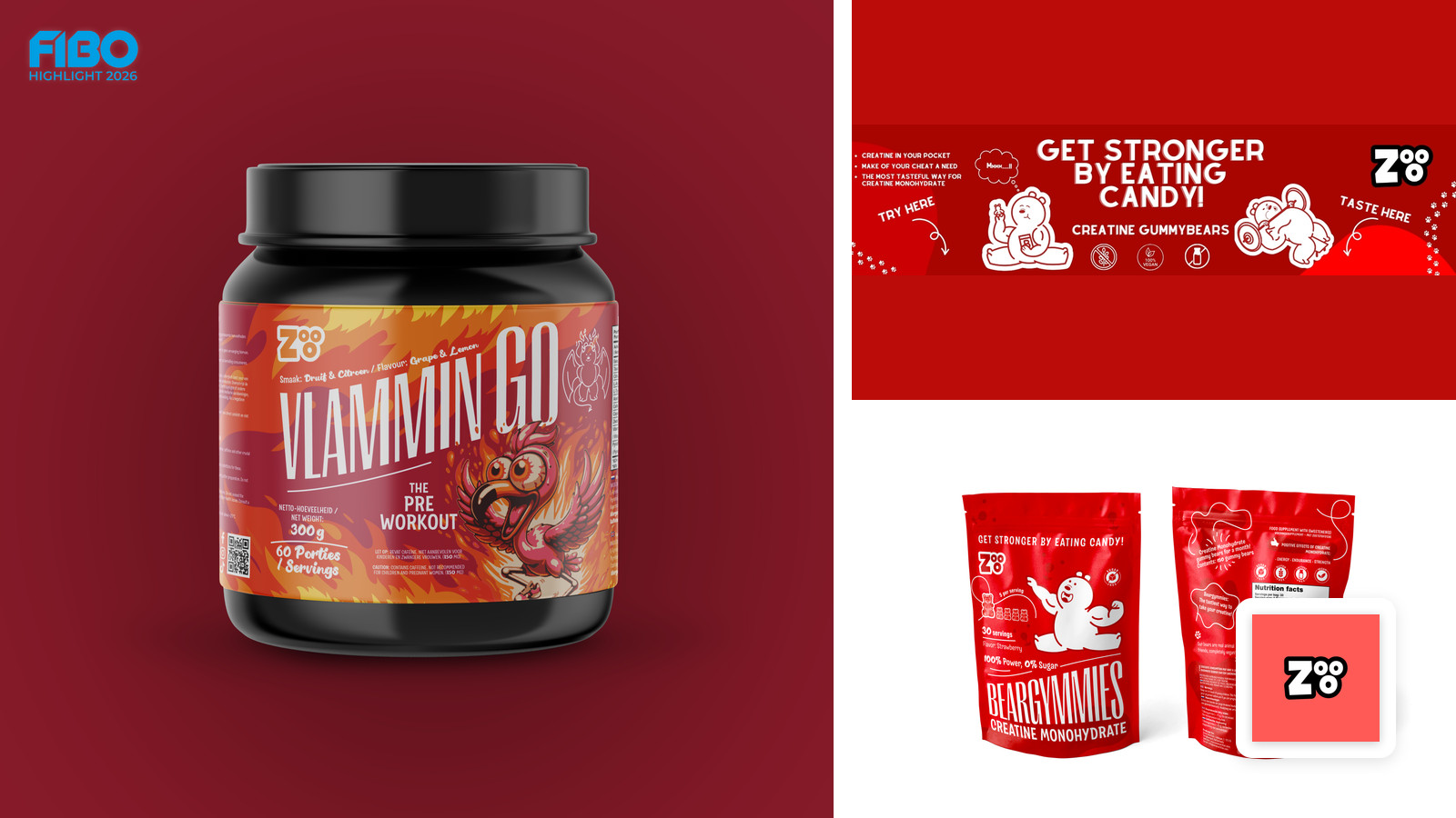 Zooo Nutrition auf der FIBO 2026: Innovative Supplementierung trifft Genuss
