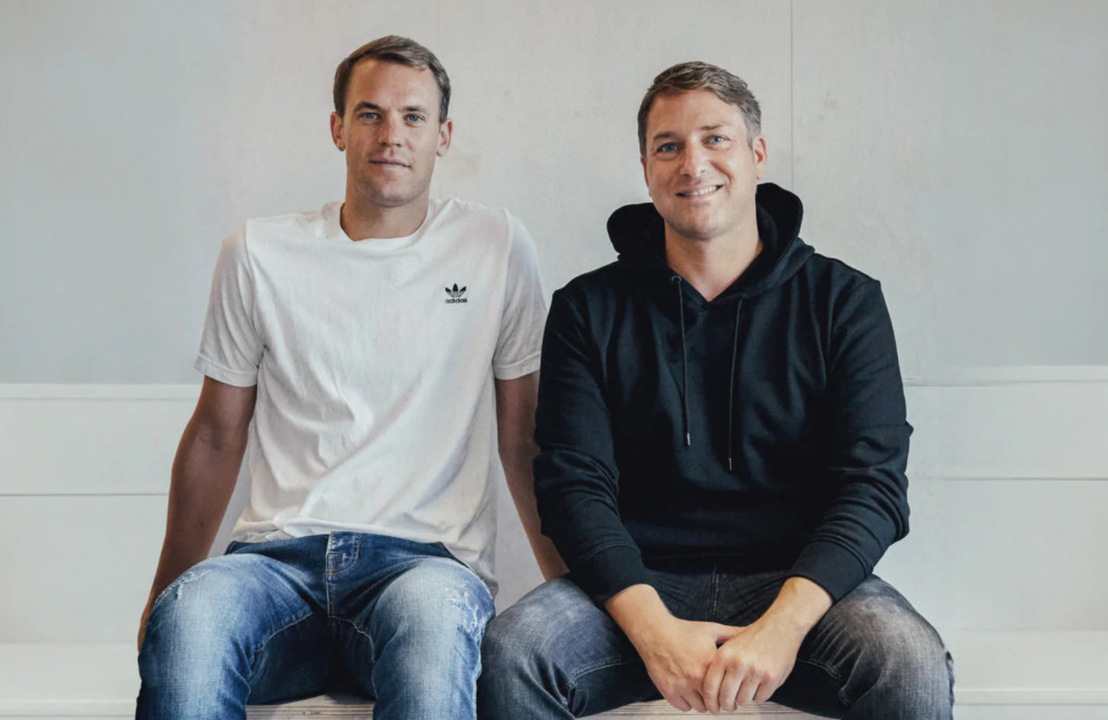 Manuel Neuer und Mitgründer Jan für Health Yeah
